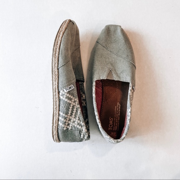 Toms Shoes - Toms teal Aztec shoes